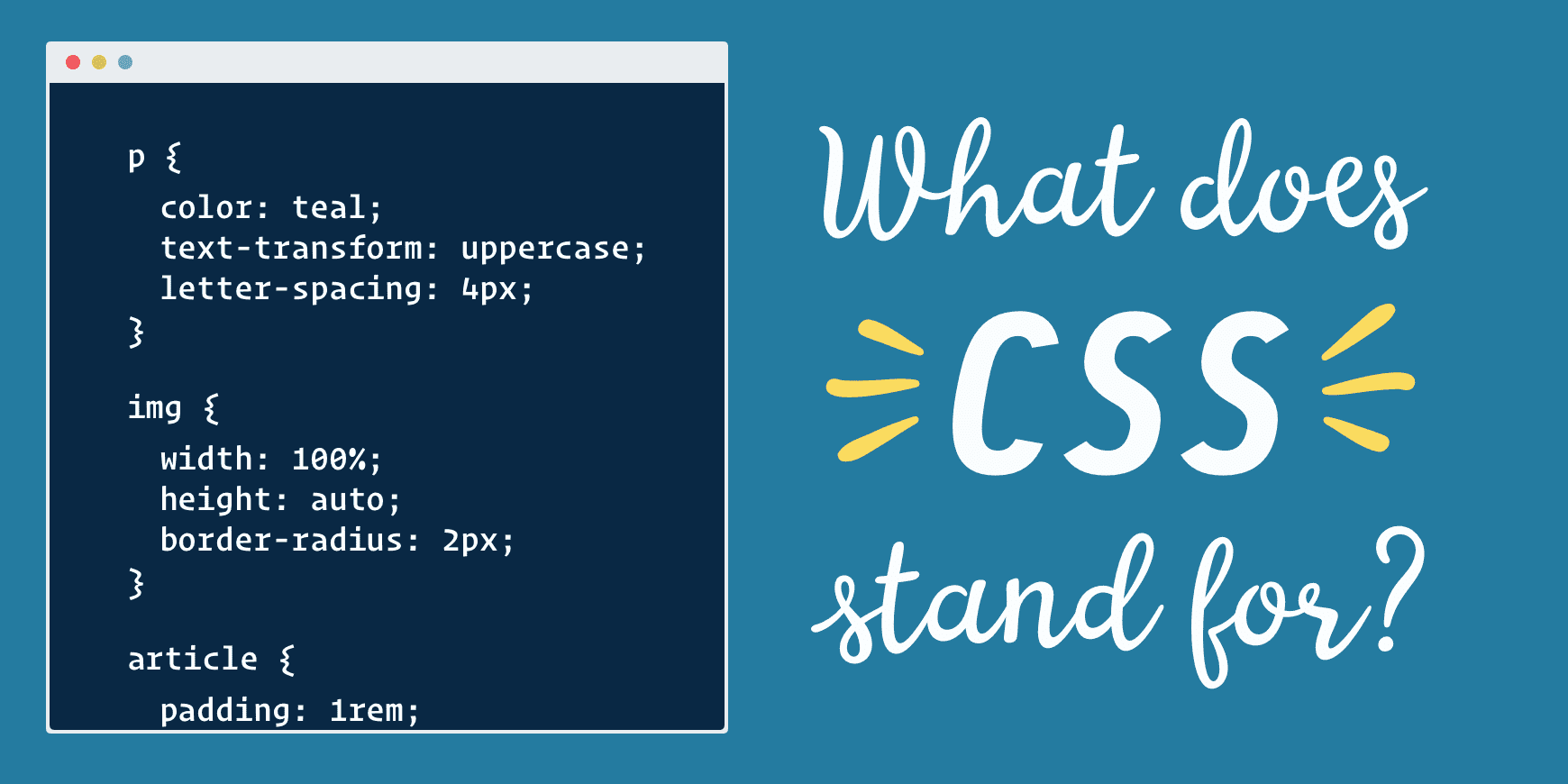 What does CSS stand for? | CSS Academy