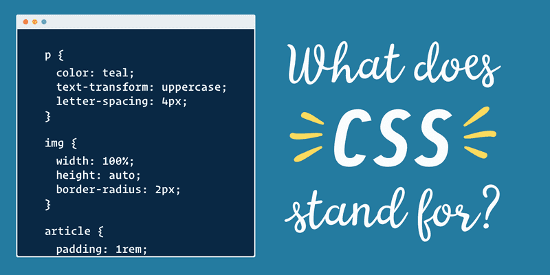 What Does CSS Stand For CSS Academy